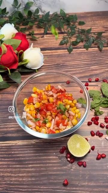 Corn Chaat Recipe. Quick & Healthy Recipe. #shorts #food #recipe #cornsalad #cornchat #healthy