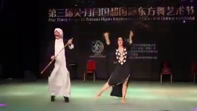 Anna Chepets and Mohamed Salah performance on the Amar El Zaman Festival 2018