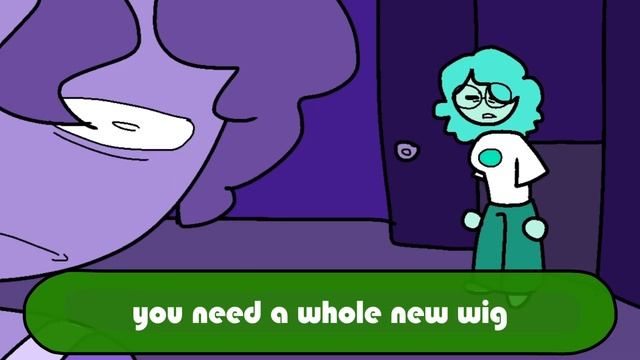 iris needs a whole new wig (pink corruption au/hot pink homicide)