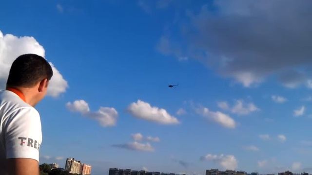 T-Rex 550 облет.  Краснодар 01.09.2013.