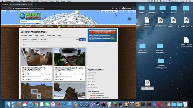 COMO INSTALAR MODS DO MINECRAFT NO MAC!