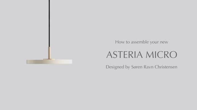 Инструкция по сборке Asteria Hanging Lamp Micro