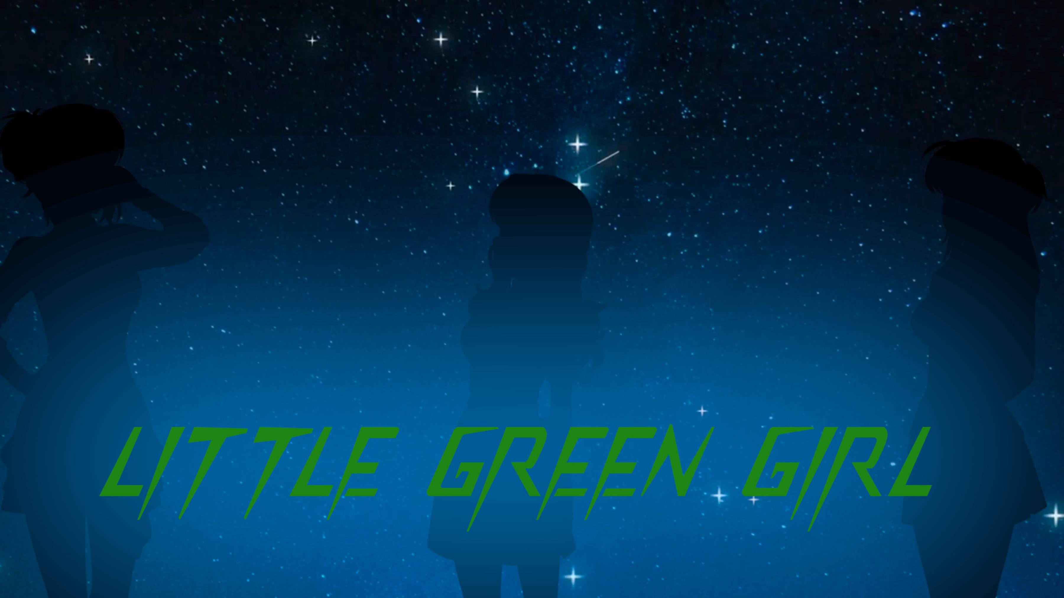 Little Green Girl Инопланетянка прохождение игра стрим2 Угол Стримера #стрим #games #игра #новелла