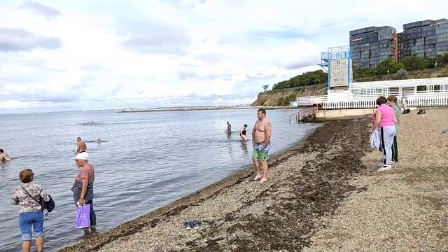 Анапа. 4.10.2022. Высокий берег. Пляж Малая бухта. Пляж Высокий берег. Новости дня.