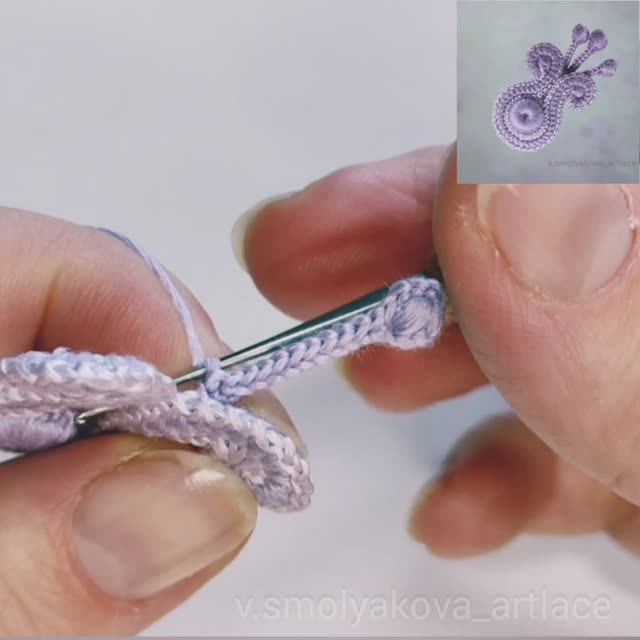 Вяжем тычинки