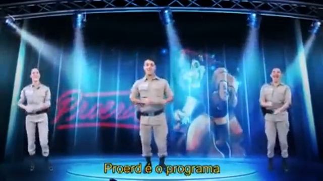 Vídeo com a coreografia e música do Proerd