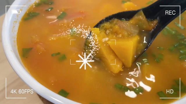 【ENG】 Pumpkin Tomatoes Soup #pumpkinsouprecipe #easyrecipe  #dietsoup