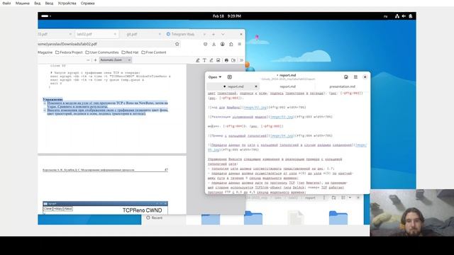 simmod02 Создание отчета