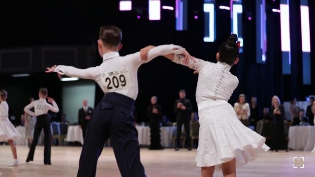 Leo Kolmykov - Abigail Gekker, USA | 2019 Dublin | World U12 LAT - F R