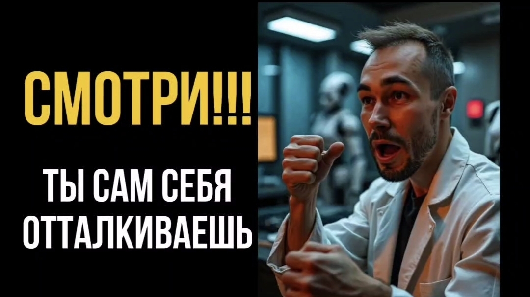 Так ты себя отталкиваешь регулярно!!!