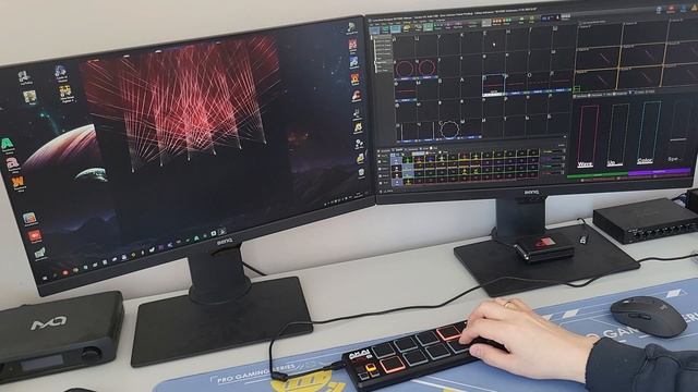 Setup Akai lpd8 live