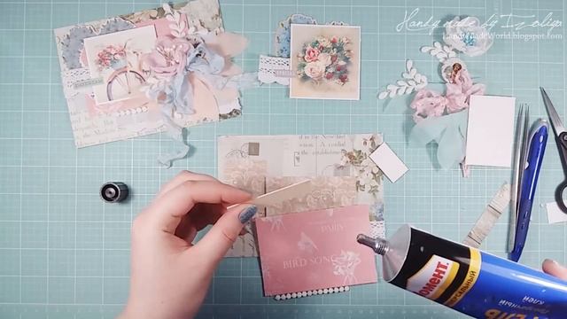 Step by step: Spring cards/Весенние открытки