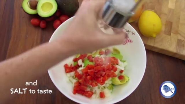 How to make Chunky Guacamole recipe | Home Bird