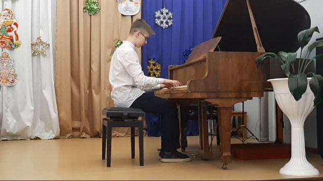 Бурматов Лев, И.-Х.-Ф. Бах - "Аллегретто", Фа мажор