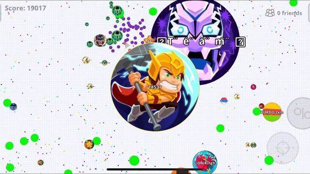 Duo 52K Gameplay and Solo Takeover (Agar.io Mobile)