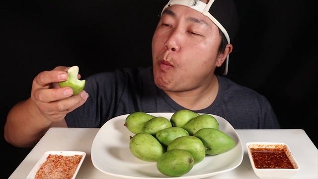SOUR Baby MANGO Mukbang Asmr