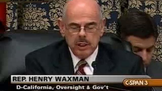 Blackwater Hearing: Waxman's Opening