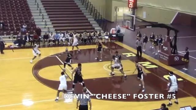 DEVIN "CHEESE" FOSTER OFFICIAL 16-17 ROBERT MORRIS HIGHLIGHT TAPE