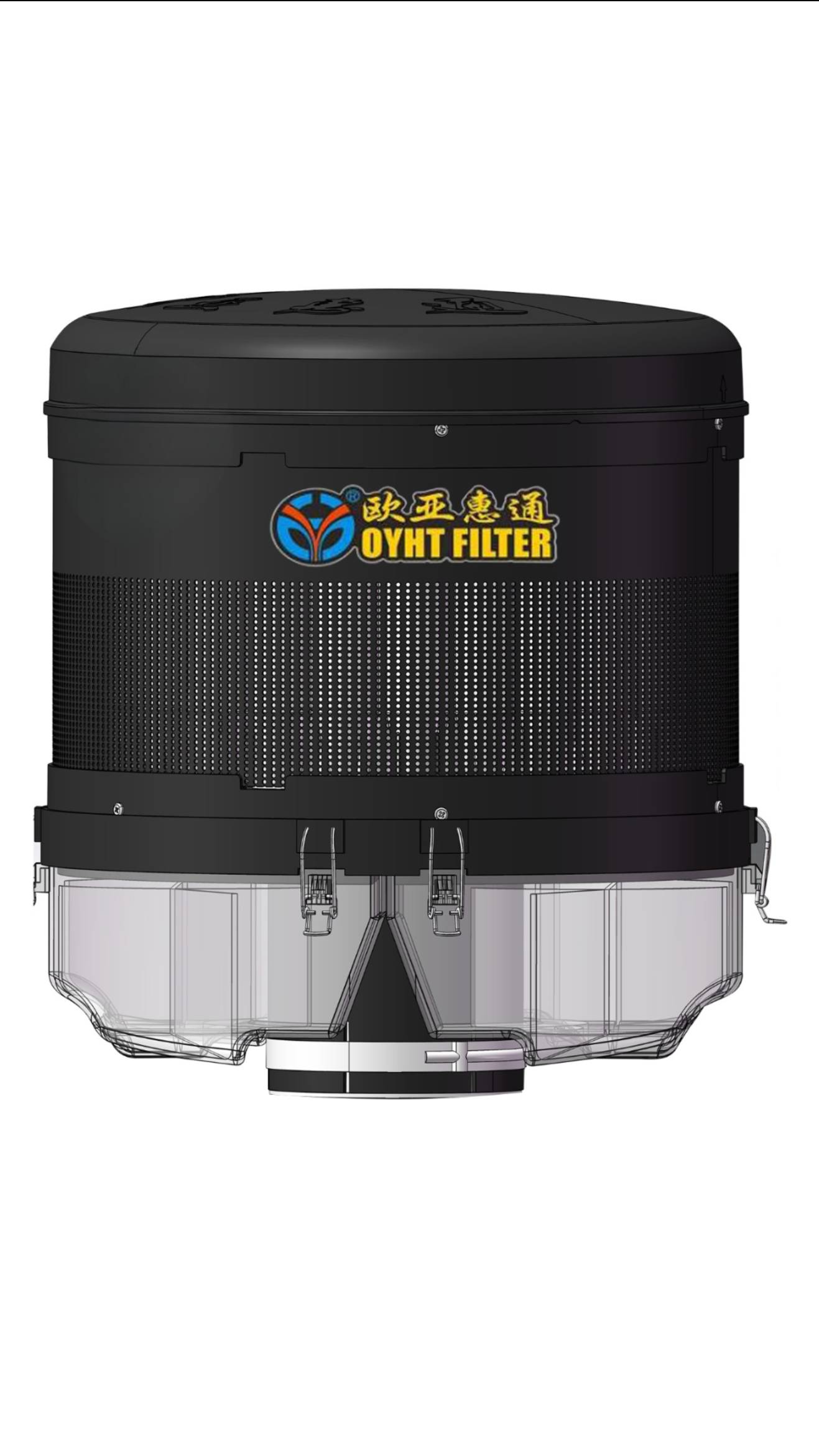 Фильтр циклонный предварительной очистки OYHT PL200 oyht.ru для ДВС320-500 л.с. предочиститель