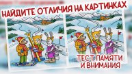 Проверь свое внимание! Найди 11 отличий на картинках