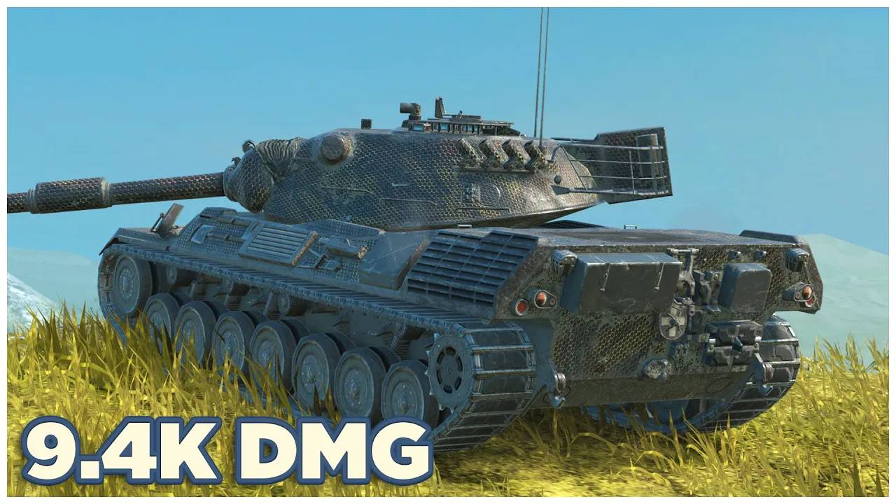 Leopard 1  9.4К УРОНА  6 ФРАГОВ  Tanks blitz