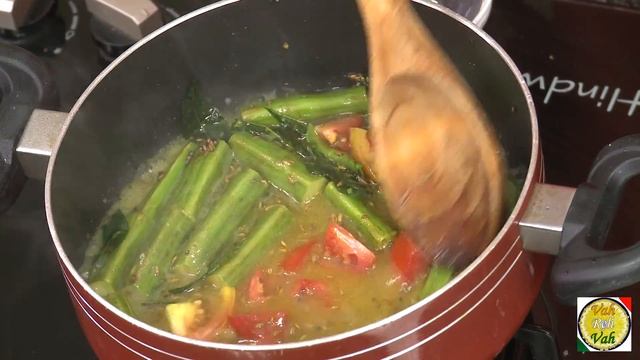 Dal Curry with Drumstick - Murungakai Poricha Kuzhambu - By Vahchef @ vahrehvah.com