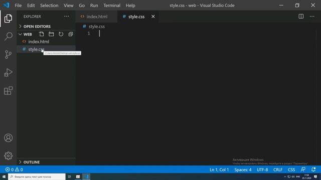 ⚡️ 4-dars. HTML Ga CSS Ulash || Web Dasturlash Kurslari