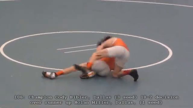 Cody Bibler, Dallas vs Nolan Miller, Dallas