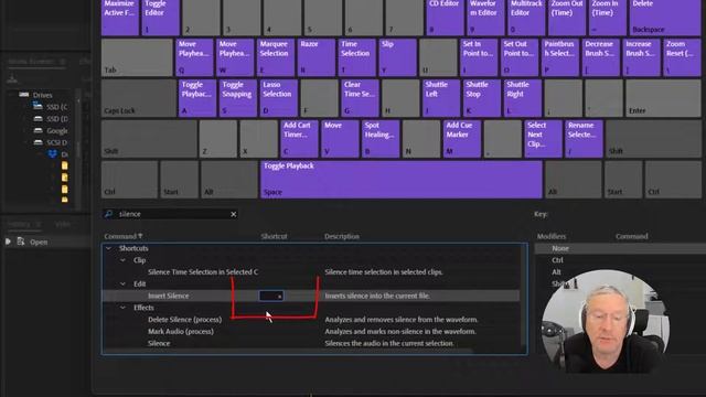 Adobe Audition - Changing or Adding Keyboard Shortcuts