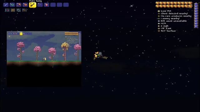 Terraria rain song + drums extended ver.