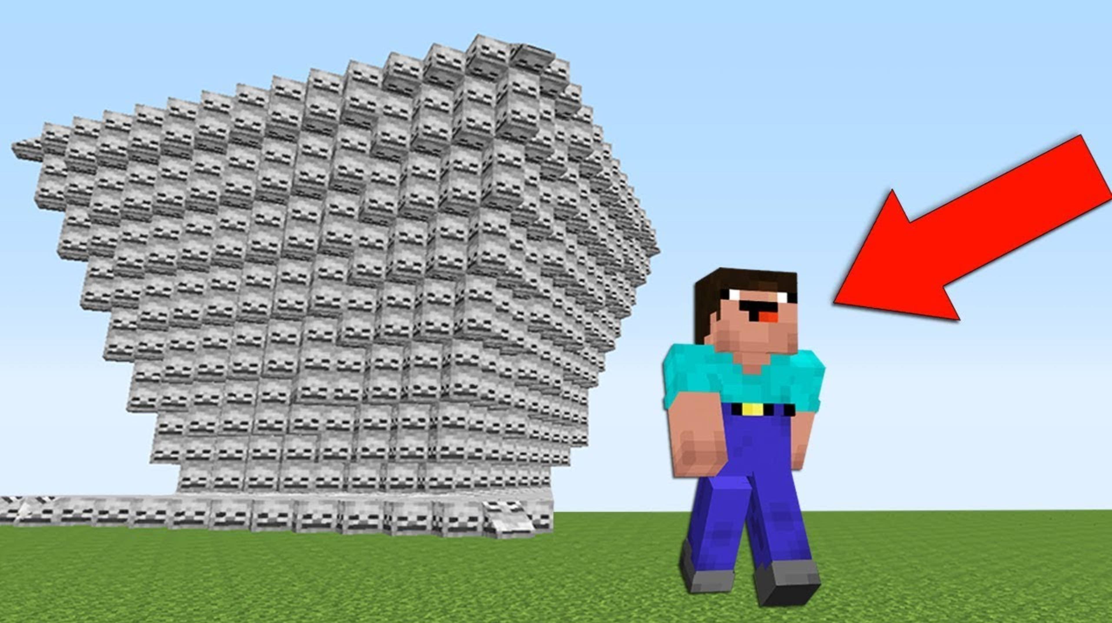 НУБ ПРОТИВ ЦУНАМИ ИЗ СКЕЛЕТОВ В МАЙНКРАФТ КАК ВЫЖИТЬ НУБУ MINECRAFT ТРОЛЛИНГ ЛОВУШКА