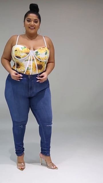 Plus Size Looking Corset Top Fashion