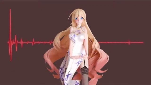 Дьявольский кот  танцует под Phao - Hai Phut Hon remix кавер на русском MMD