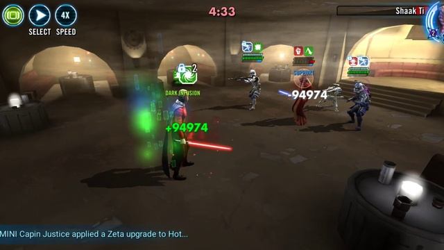 3v3 GAC: Darth Malak vs Shaak Ti