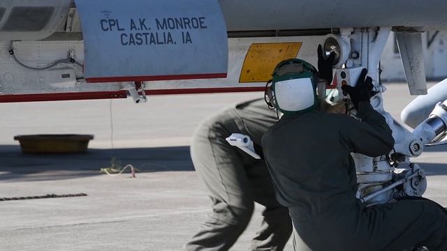 VMFA(AW)224 Fixed-Wing Aircraft Airframe Mechanic explains his job