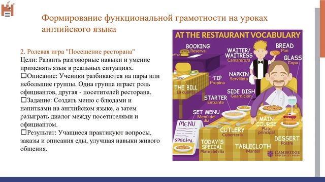 Функциональная грамотность на уроках англ яз