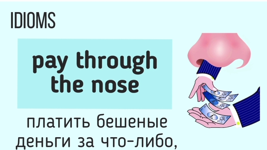 English Idioms/Английские идиомы👉pay through the nose