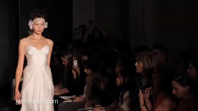 Reem Acra Bridal Gowns | Runway Video Fall 2012