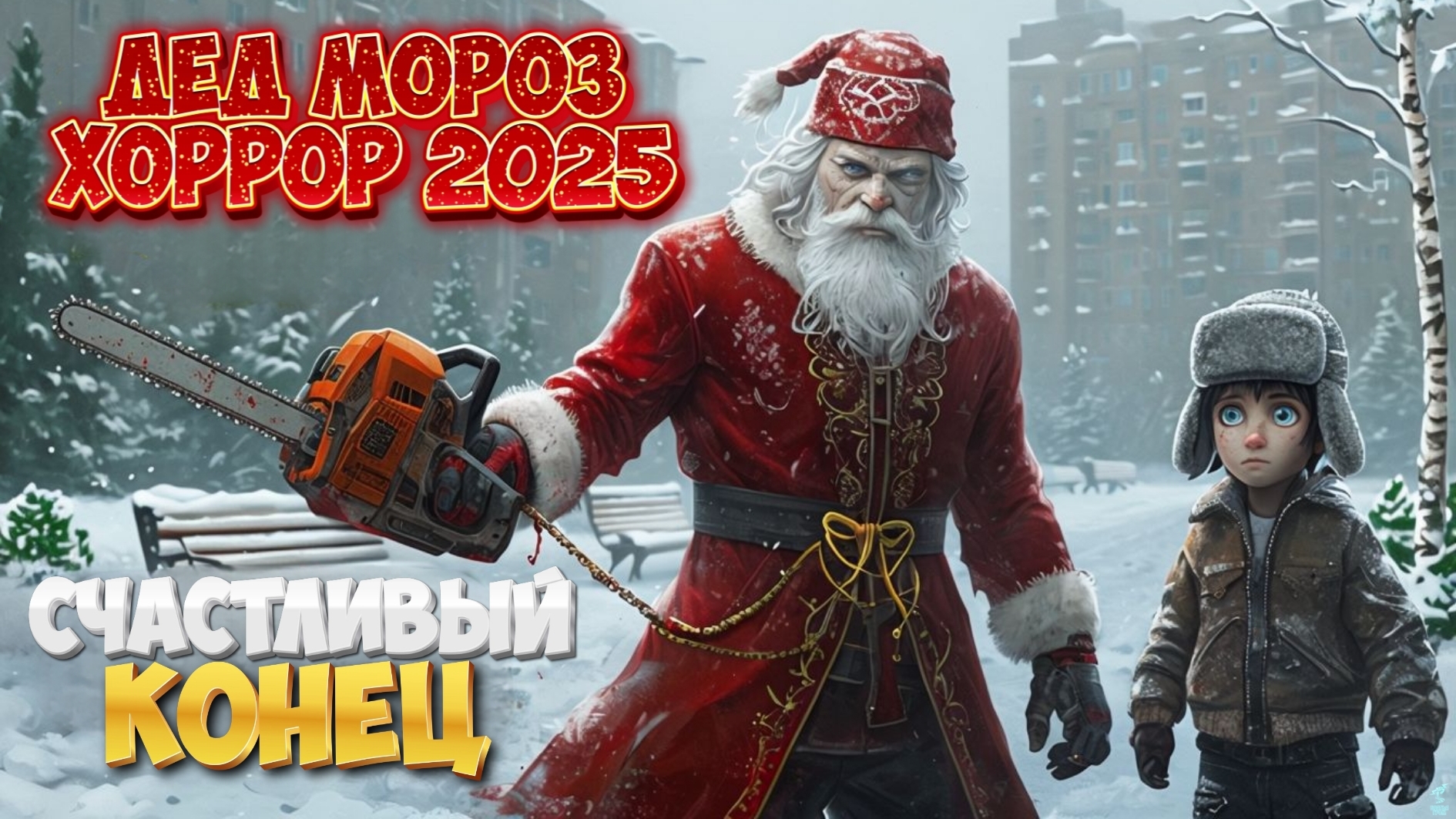 НОВАЯ ХОРОШАЯ КОНЦОВКА ➣ ДЕД МОРОЗ ХОРРОР 2025 (Хорошая Концовка) #2