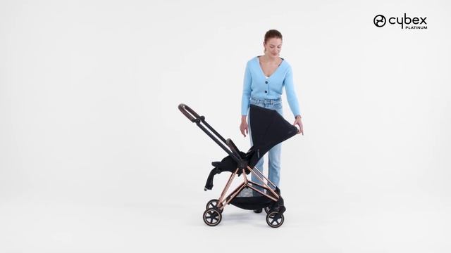 Как разложить сиденье в лежачее положение MIOS CYBEX