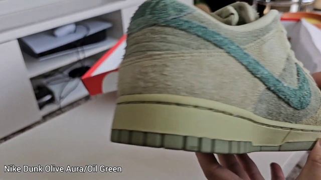 Nike Dunk Olive Aura/Oil Green unboxing