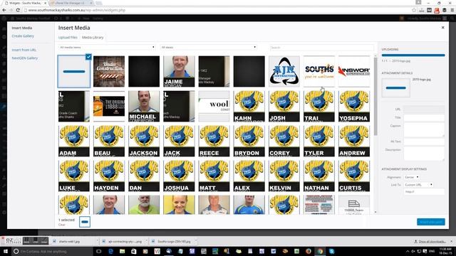 Adding sponsor logos and links