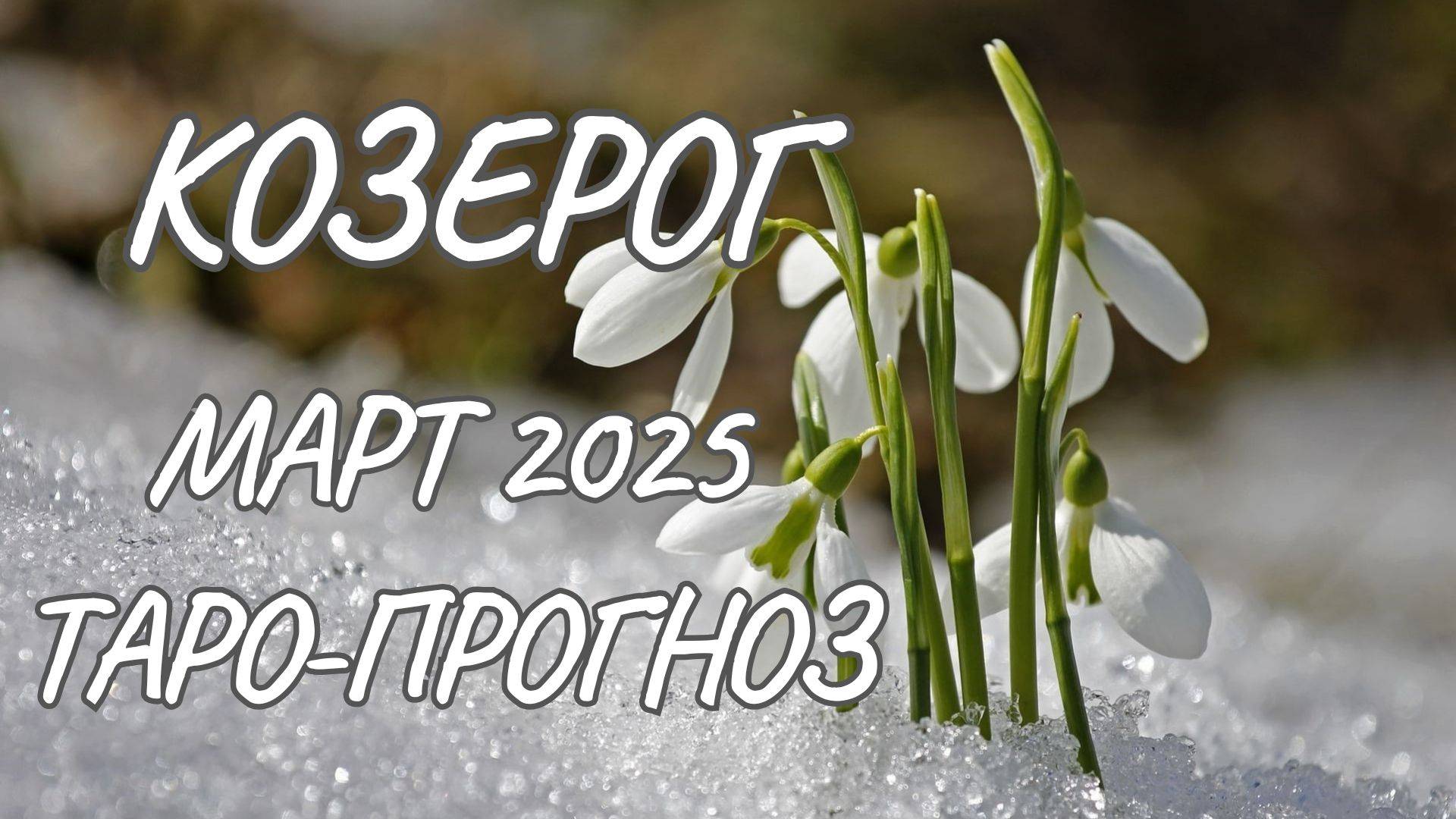 Козерог ♑ Таро-прогноз на март 2025 года
