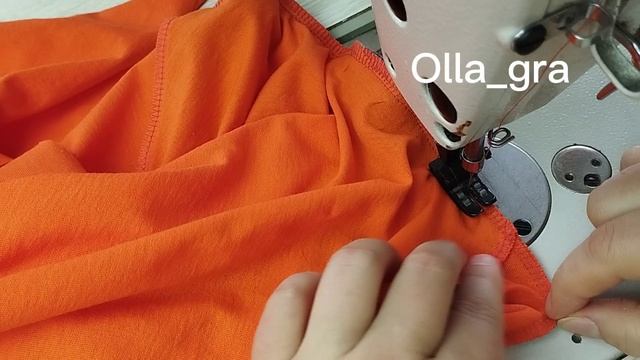 Мк пошив футболки из трикотажа.