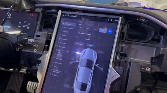 Tesla Model S Ремонт компьютера TEGRA финал. Тест перед сборкой.