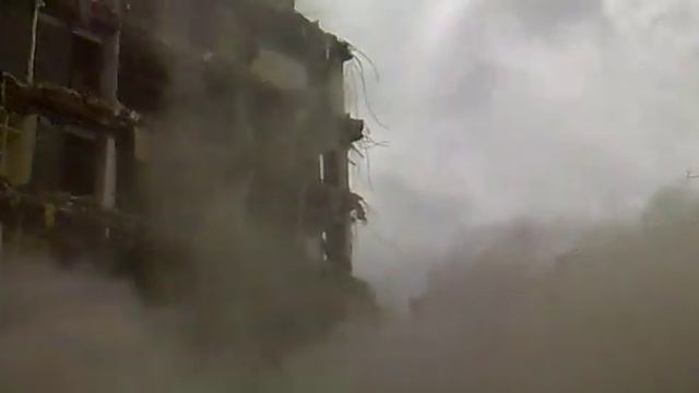 Demolition in Budapest - Lónyay Street