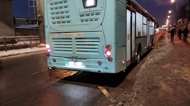 19 февраля 2025 г. Автобус 241 маршрут Волгабас 5270.G4 6867 Предпортовая Улица