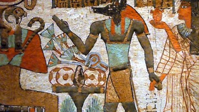 Horus and Cleopatra Papyrus Paintings
