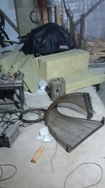 Утепление крыши в столярке.