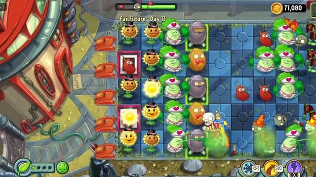 pvz 2 reflourished - far future 1-25